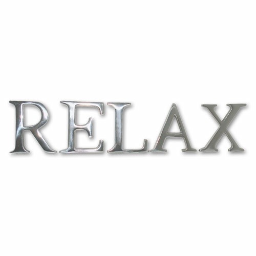 Aluminium Relax Letters